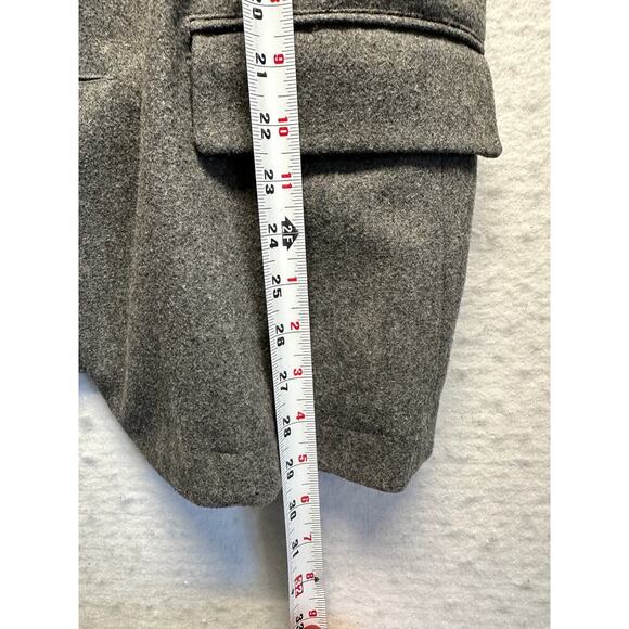 Civil Society Men's Gray Sport Coat UNSTRUCTURED Jacket Sergon Cuff Wool Blazer - Picture 6 of 9